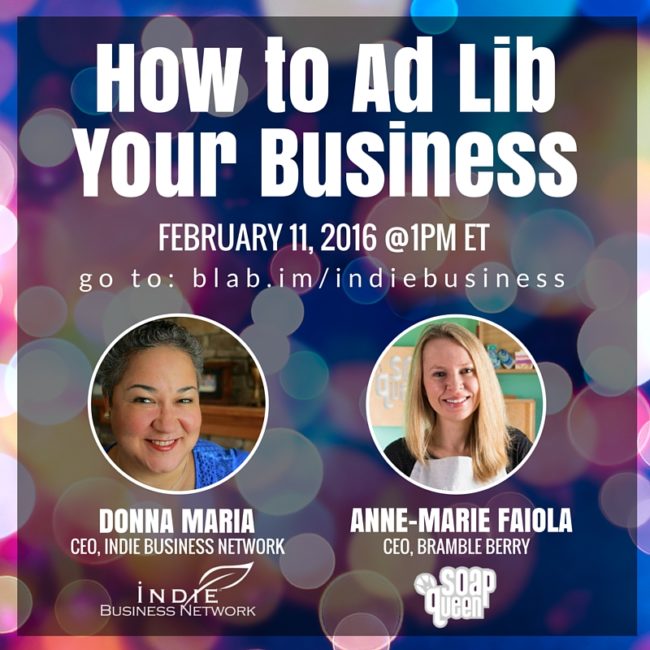 2016-2-11-dm-anne-blab the importance of ad libbing and being flexible in your business