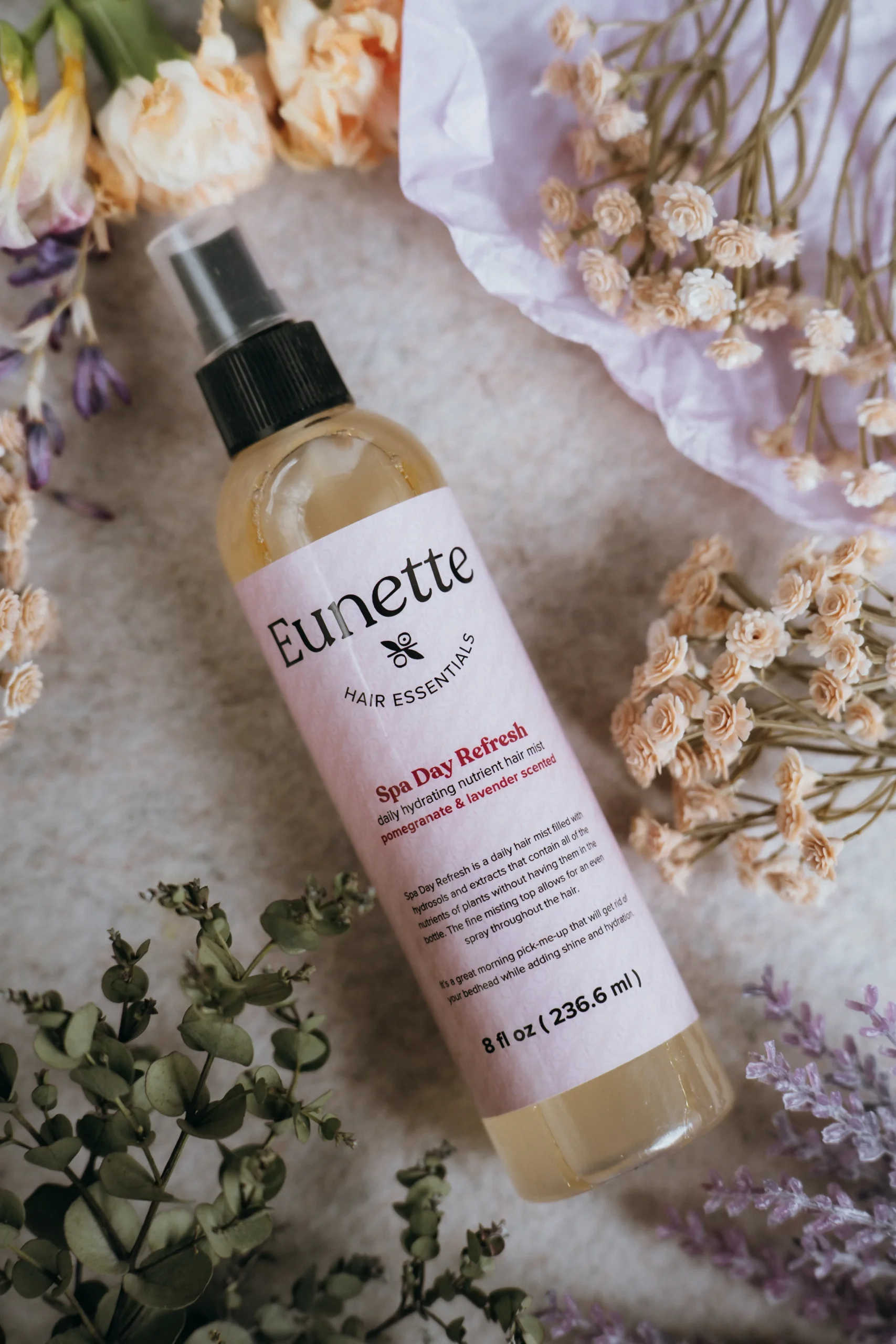 Spa Day Refresh Hydrating Hair Mist by Eunette Hair Essentials