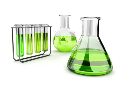green chemistry beakers